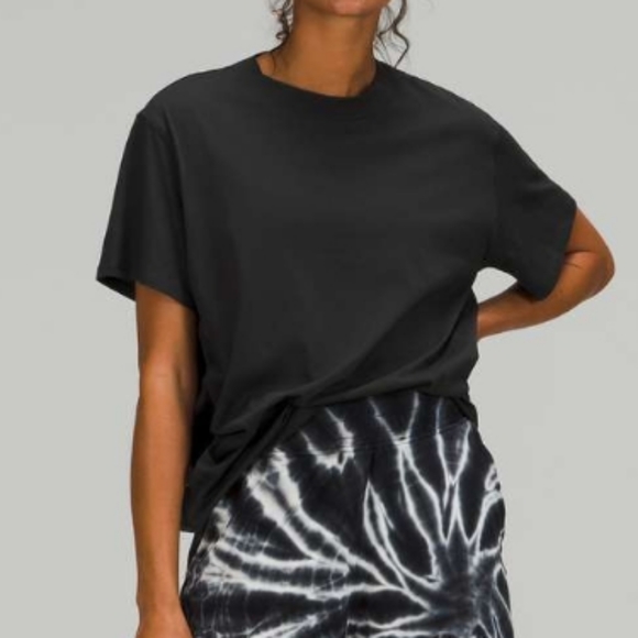 lululemon athletica Tops - LULULEMON All Yours Short Sleeve, Black, Size 6